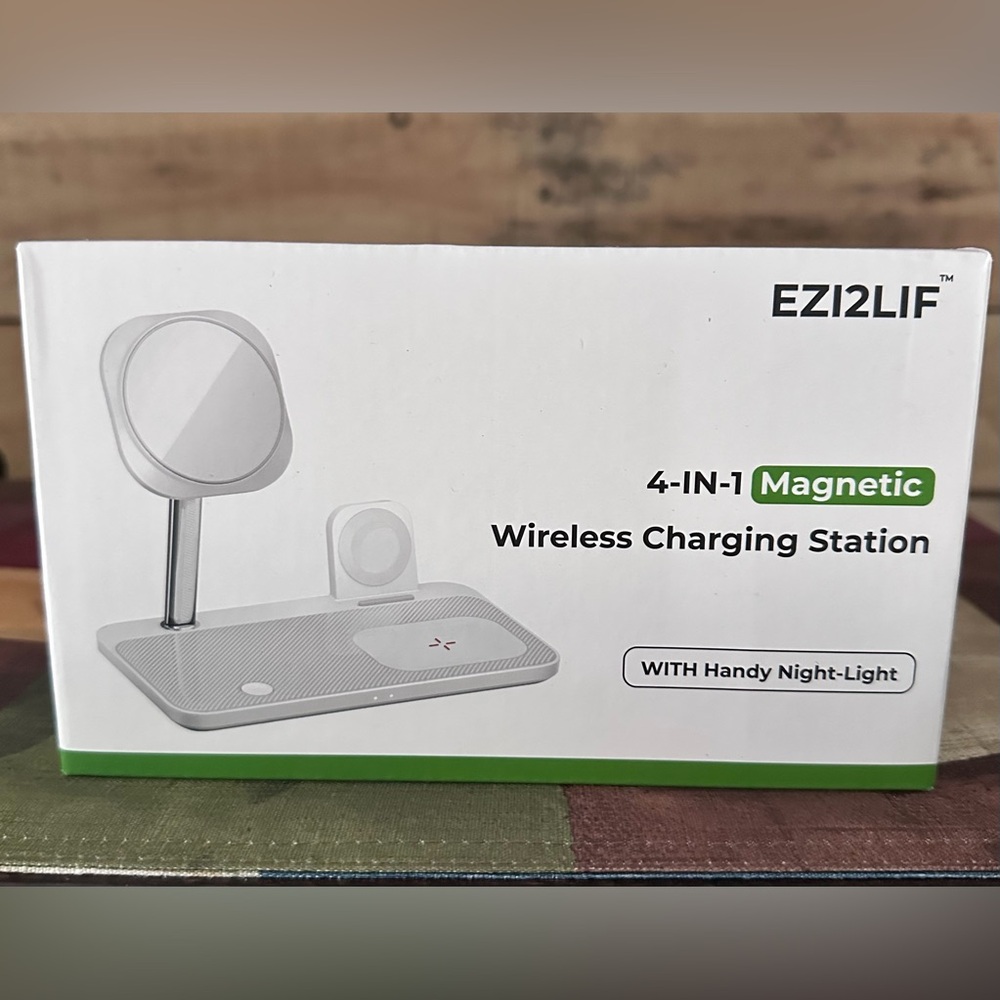 EZ2LIF 4-in-1 Magnetic Wireless Charging Station-iPhone 12 & Higher Watch/Airpod